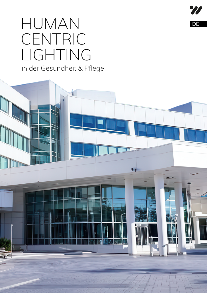 One-page brochure: Human-Centric Lighting in Health and Healthcare (DE)